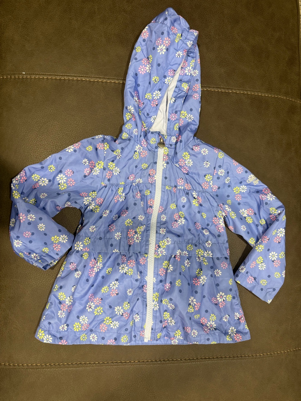 OshKosh B'gosh Lavender Floral Hooded Jacket